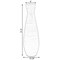 Uniquewise Classic Bamboo Floor Vase Handmade, For Dining, Living Room, Entryway, Fill Up With Dried Branches Or Flowers